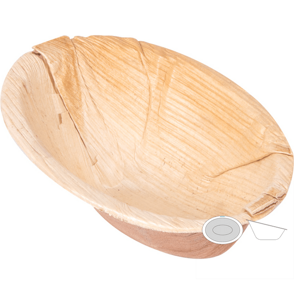 Areca Zakrzywiona owalna miska